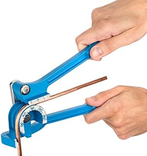 LORESO Tube Bender, 3 In 1 for 1/4" 5/16" 3/8" 0-180 Degrees Tubing