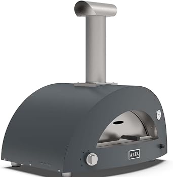 Alfa Moderno 2 Pizze Propane Pizza Oven - Anthracite Grey - FXMD-2P-GGRIA-U