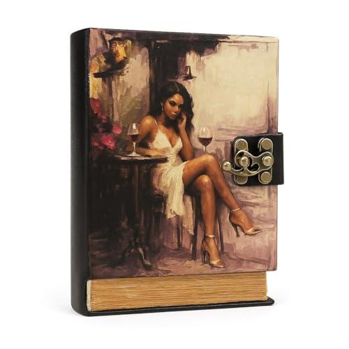 Carnet de notes avec serrure en laiton pour protéger vos secrets d'écriture
