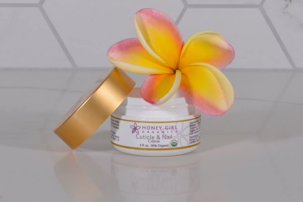 Honey Girl Organics Cuticle and Nail Creme, 0.5 Fluid Ounce