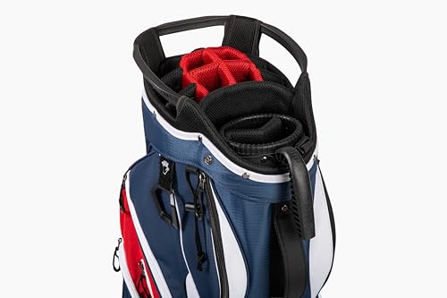 Image of Founders Club 2 in 1 Golf Cart Bag with Removable Short Game Stand Bag- 15 Dividers