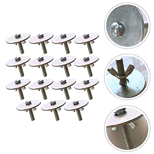 iplusmile Bird Accessory 15 Sets van bevestigingsschroeven Bevestigingsschroeven Pakkingen voor Hamster Cage (Zilver) - Afbeelding 5