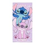 PRODUIT OFFICIEL : serviette Disney Lilo & Stitch sous licence officielle, cette serviette colorée et amusante est fabriquée selon des normes élevées et conçue pour durer.