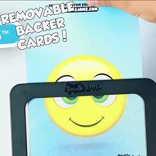 Doodlejamz Jellypics - Sensory Drawing Pads Filled With Non-Toxic Squishy Beads And Gel (Red, Purple, Yellow Beads + Green, Orange, Blue Beads)) #TOP6