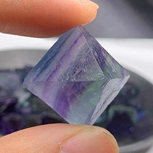 100G Natuurlijke kleuren fluoriet kristallen octaëder originele stenen kristal gem minerale thuis desktop aquariumdecoratie kristallen (Color : 100G) - Image 3