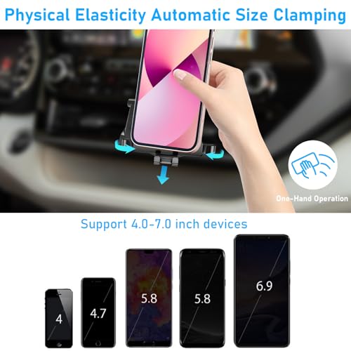 APESER Compatível com Toyota Highlander Suporte de telefone para saída de ar de carro 2020-2025, para montagem de telefone de saída de ar Highlander de 4ª geração antivibração, suporte de celular