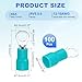 MECCANIXITY 100Pcs Insulated Ring Terminal RV5.5-5 Battery Lugs 12-10AWG Electrical Crimp Terminals Eyelet Wire Connectors for Industrial, Electrical Wiring, Green