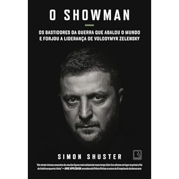 Capa do livro O showman: Os bastidores da guerra que abalou o mundo e forjou a liderança de Volodymyr Zelensky