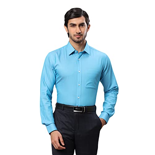 Image of Raymond Men's Solid Slim Fit Shirt