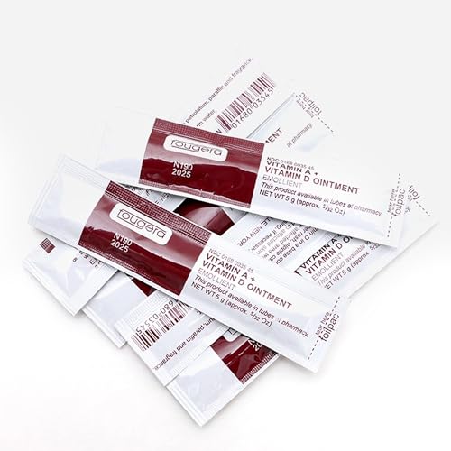 Blacksmith A&D Ointment Packets – 100 Individual 5g Foil Packs – Tattoo Aftercare Skin Protectant – White Petrolatum Base – Vitamin A & D Ointment – No Lanolin – for Minor Cuts Burns & Scrapes