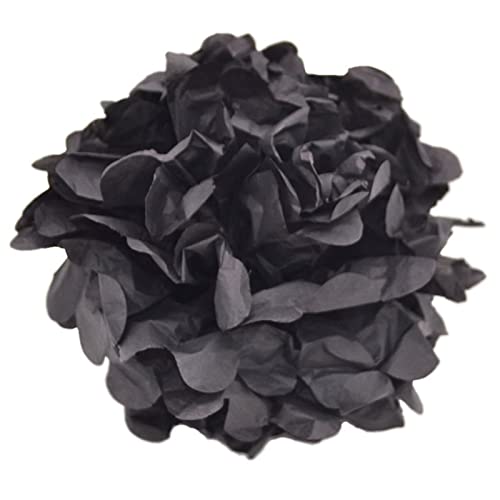 Snger 5 uds Pompones de Papel de Seda Pompones Bolas de Flores para la decoración del Coche del Banquete de Boda DIY Bolas de Flores de Papel Artesanal Cover