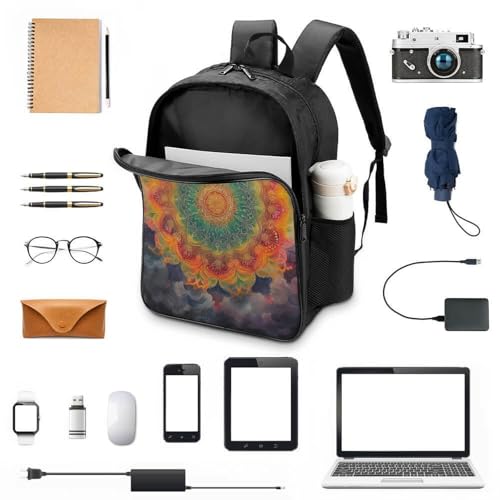 Mochila niña de gran capacidad para el colegio y excursiones con diseño Bohemia 4