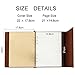 VEESUN Cuaderno de Cuero A5, Retro Libreta de Viaje, Cuaderno Vintage Agenda,...