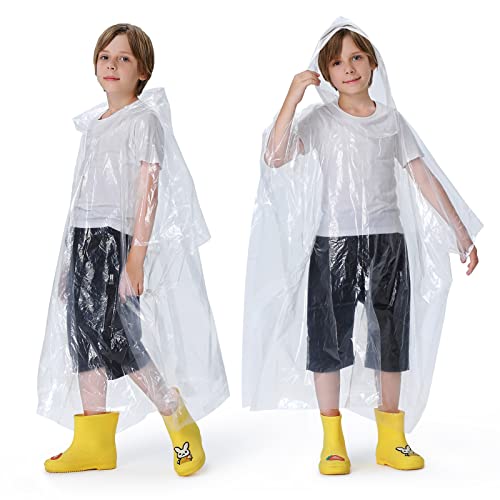 Regenponcho Kinder - Wasserdichter Regencape Für Jungen Und Mädchen