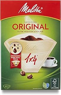 Melitta Original Filtry Jednorazowe, Brązowy, 01/80 Sztuk
