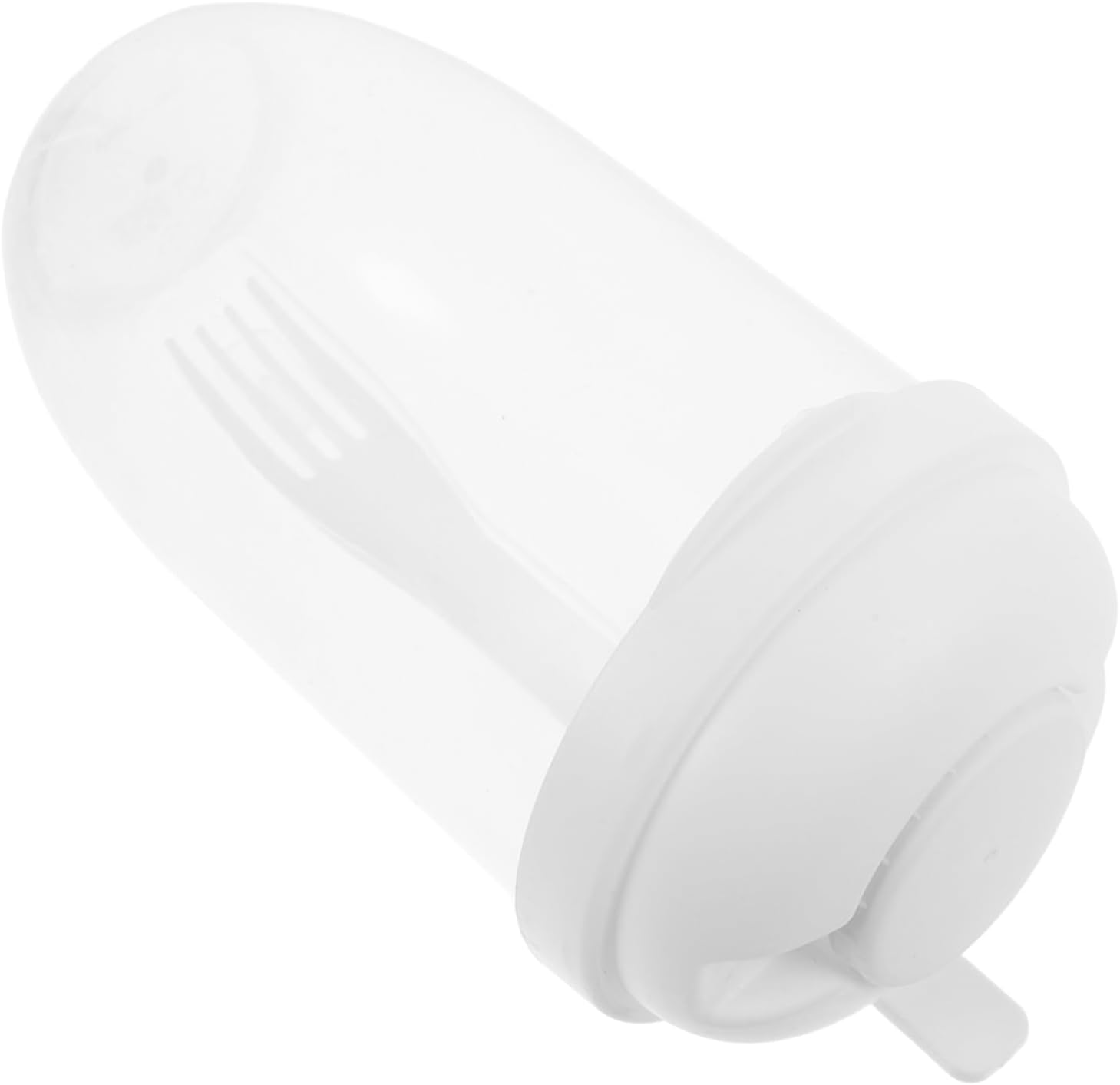 Breakfast Salad Shaker Cup with Fork, Portable Leakproof Plastic