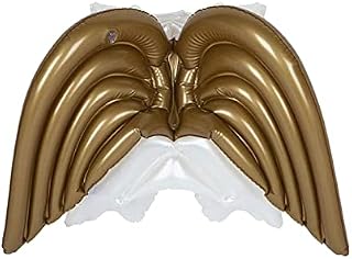 Child Swim Pool Vest - Inflatable Swim Jacket Buoyancy Swimsuit with Angel Wings,Floating Row Swimsuit Swimming, Kids Bexdug