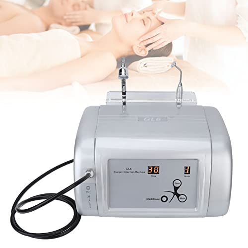 Máquina Facial de Oxigênio, Reabastecimento de Nutrientes Melhora o Cabelo Seco 110-230V Hydrafacial
