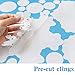 Ivenf Christmas Decorations Indoor Decor: 8 Sheets Extra Large White Snowflake Christmas Window Clings, Farmhouse Rustic Xmas Snowflake Decorations for Kids Home School Office Winter Holiday Party