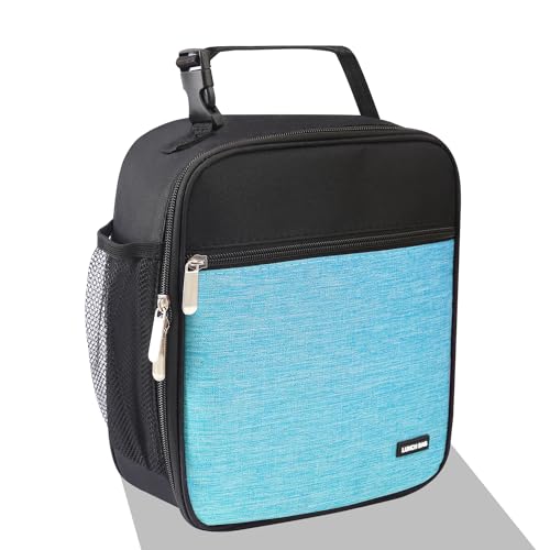 Dimensions of a Lunch Box: Choosing the Perfect Size for Work and Travel 1 Lovoeo Lunch box Lunch bag for men women Insulated Lunchbox Lunch bags for Work Picnic Travel (Thicken blue)