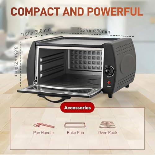 Image of Electric Pizza Maker & Roti Maker with Grill Plate, Multi-Function Countertop Oven, Non-Stick Baking Surface, Adjustable Temperature Control, Compact Indoor Grill for Pizza, Chapati & Sandwich