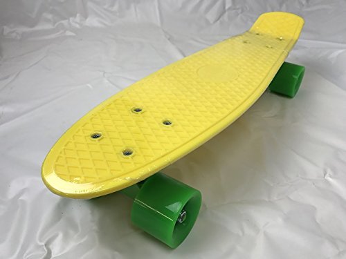 【ペニータイプ】コンプリート スケートボード (Yellow)