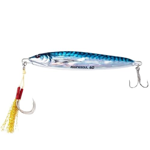 Wangbingxing 9 Fishing Lures Sea Fishing Metal Jig 40G 80G 100G Fishing Lure Weights Bass Fishing Bait Tackle Trout Jigging Lure Jigs Saltwater Lures Fishing Lure(,100G)