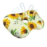 Almohada para perforación de oreja – Soporte de 16,14 pulgadas | Cojín cómodo de algodón: almohada suave con orificio para la oreja en forma de O para personas que duermen de lado, piercing, cuidado p