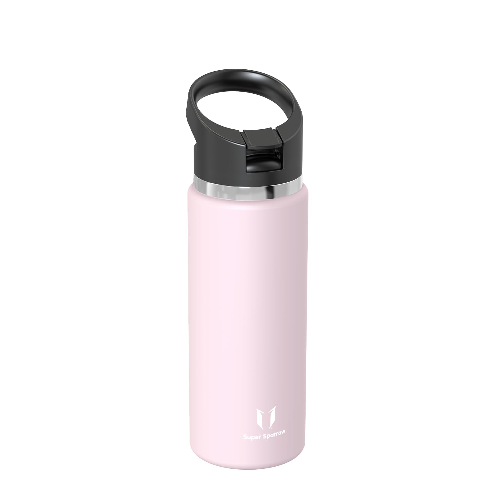 Super Sparrow Borraccia Termica - 500ml, 750ml, 1000ml, 1.2L, 1.5L- SwivelSip Inox Bottiglia - Senza BPA Borracce Termiche, Borraccia Ergonomica per Bambini, Sportiva, Bici, Campeggio, Palestra