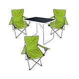 La table et les chaises sont pliables, faciles d'entretien et faciles à ranger