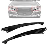 71114TVAA00 Driver and Passenger Side Bumper Lower Molding Trim Black Compatible with Honda Accord Sedan 2018 2019 2020 Bumper Molding Trim