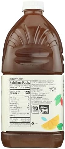 365 by Whole Foods Market, Organic Lemonade & Black Tea Blend, 64 Fl Oz - 1
