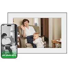 Magic Frame[Old Photo Alive] 10.1" Digital Picture Frame, 1920*1200 IPS Touch Screen, AI Photo to Video, Unlimited Cloud Storage, Picture Share with APP, Easy to Use, Best Gift for Mom