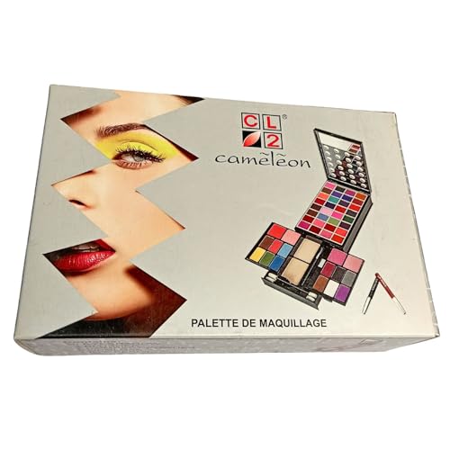 Image of Cameleon Makeup Kit for Women - All-in-One Multi-Palette Set with Eyeshadows, Blush, Compact, Lip Colors - Ideal for All Skin Tones (G2331)