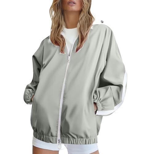 Chubasquero impermeable mujer tallas grandes con manga larga transpirable corta vientos ligero