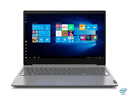 Lenovo V15 IGL 1 - Ordenador portátil 15.6' FullHD (Celeron N4020, 8GB RAM, 256 SSD, Integrated Intel Iris Xe Graphics, Windows 10 home), Gris - Teclado QWERTY español