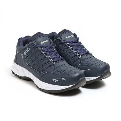Image of Men's Lightweight Walking Shoes - Comfortable Sports & Running Shoes for Everyday Adventures(Power Blue)