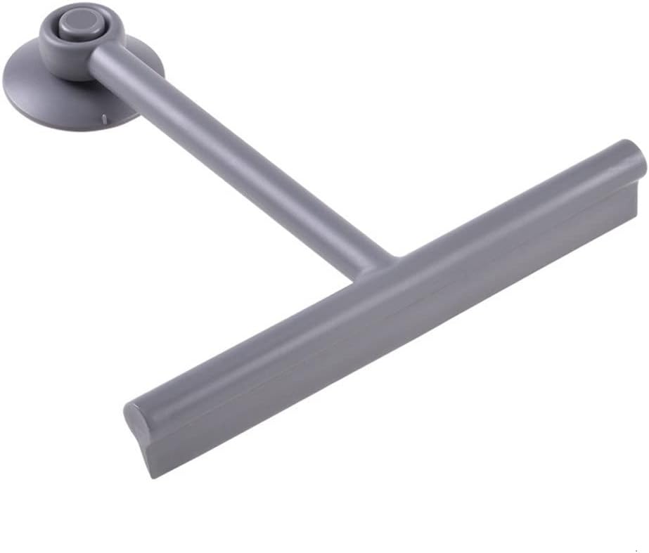 Shower Squeegee Glass Wiper Scraper Cleaner with Silicone Holder Bathroom Cleaning(D)