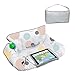 Lulyboo Baby Shopping and Grocery Cart and Highchair Cover Features iPad Cell Phone Tablet Device Clear Pockets for Toddler - Machine Washable Cover Folds Into Bag Fit Most Carts and Chairs