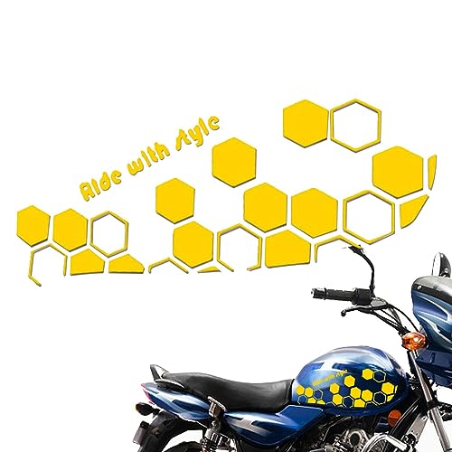 Pologmase Adesivi a Nido d'Ape per Moto - Adesivi