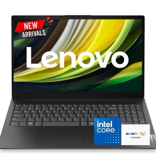 Image of Lenovo V15 Business Laptop, Intel N150 Quad-Core Processor, 15.6 inch FHD Display, 16GB DDR5 RAM, 256GB NVMe SSD, Wi-Fi 6, Ethernet RJ-45, Dolby Audio, Windows 11 Pro, Business Black