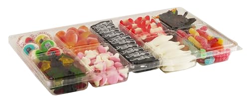 CAPTAIN PLAY Halloween Süßigkeiten Candy Bar, 1kg Süßigkeiten Box, Halloween Deko, fertig für Halloween Party