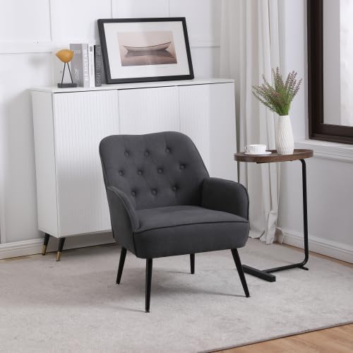 Moderno sillón sherpa de terciopelo de mediados de siglo, silla decorativa para sala de estar, dormitorio y oficina, fácil montaje, cómodo y