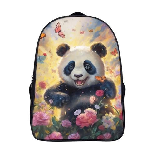 Mochila preescolar de panda para los primeros días de guardería y excursiones de niñas