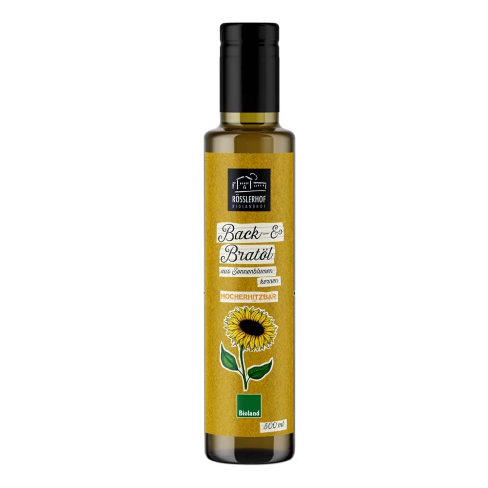 Back- & Bratöl - Sonnenblumenkernen BIOLAND 500ml 12er Pack