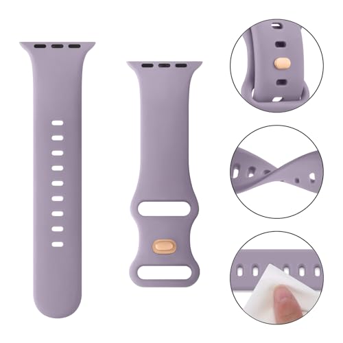 Image of Tobfit 3-Pack Strap Compatible with Apple Watch Series 10 /9 /8 /7 /6 /5 /4 /3 /2 /1 /SE 1 2 - 38mm /40mm /41mm /42mm /44mm /45mm /49mm Replacement Band for Men & Women (Smartwatch Not Included)
