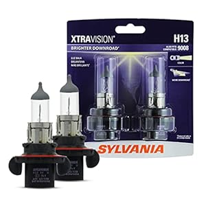 SYLVANIA – H13 XtraVision – High Performance Halogen Headlight Bulb, High Beam, Low Beam and Fog Replacement Bulb (Contains 2 Bulbs)