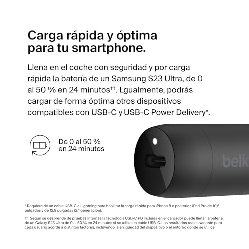 Batería externa Belkin para teléfono móvil compatible con iPhone y Android 2