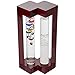 Lily's Home Desktop Weather Station with Galileo Thermometer & Fitzroy Storm Glass Weather Predictor, Ideal Gift for Friends and Family, Indoor & Outdoor Home Décor (4.9” L x 2.8” W x 7.9” H)