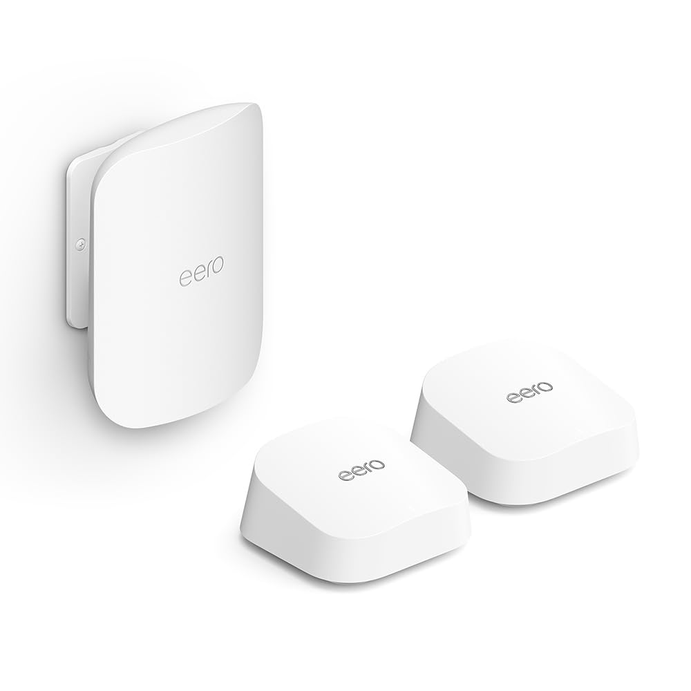 Amazon eero 7 (2-pack) with Amazon eero Outdoor 7 (1-pack) mesh wifi system